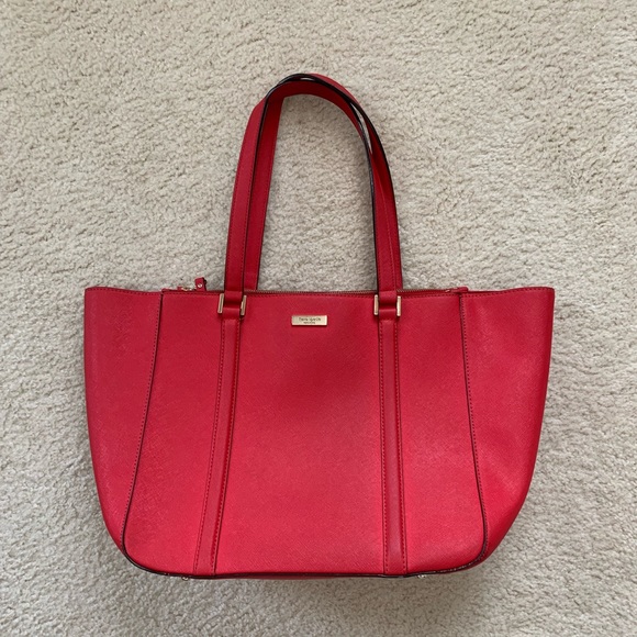 kate spade Handbags - Kate Spade Cobble Hill Large Tote Bag Red